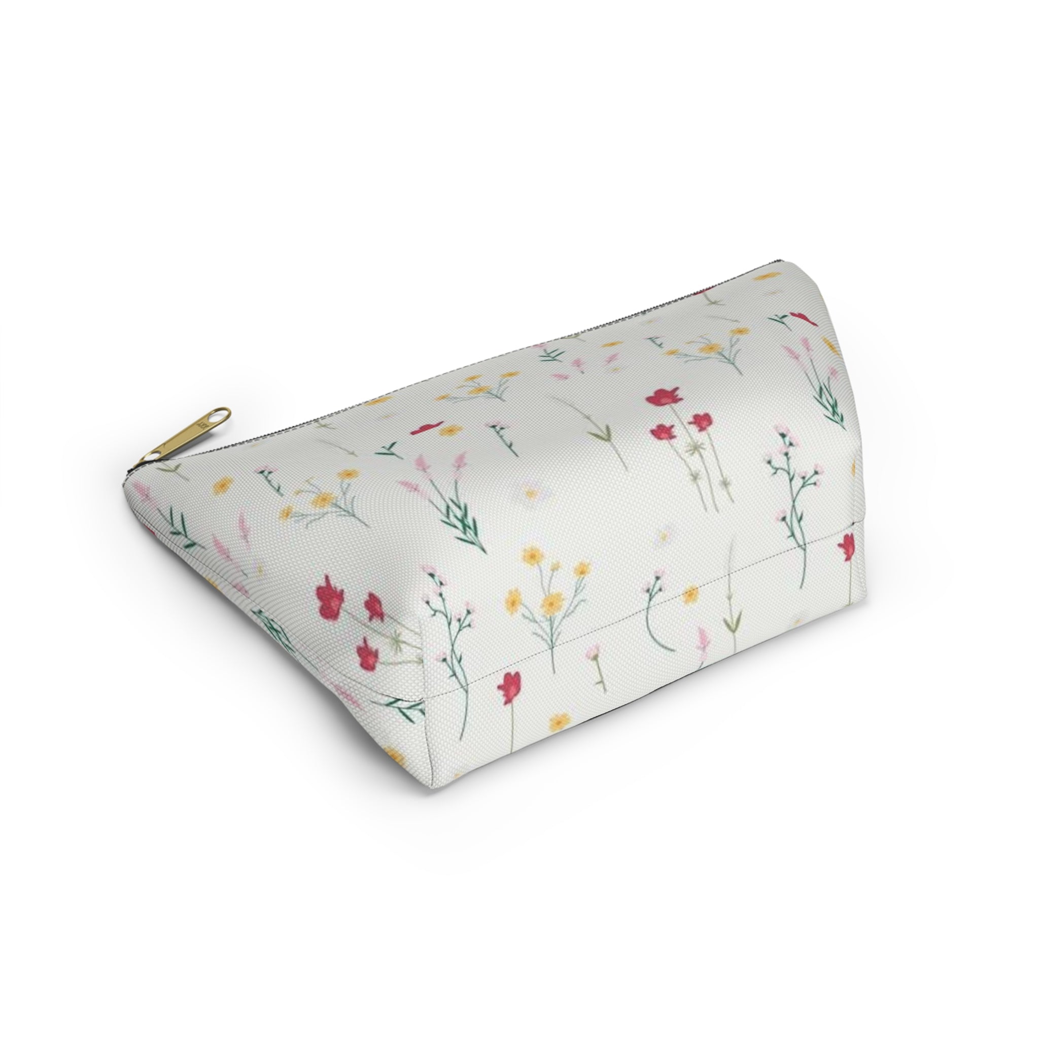 Delicate Wildflower Pattern Accessory Pouch