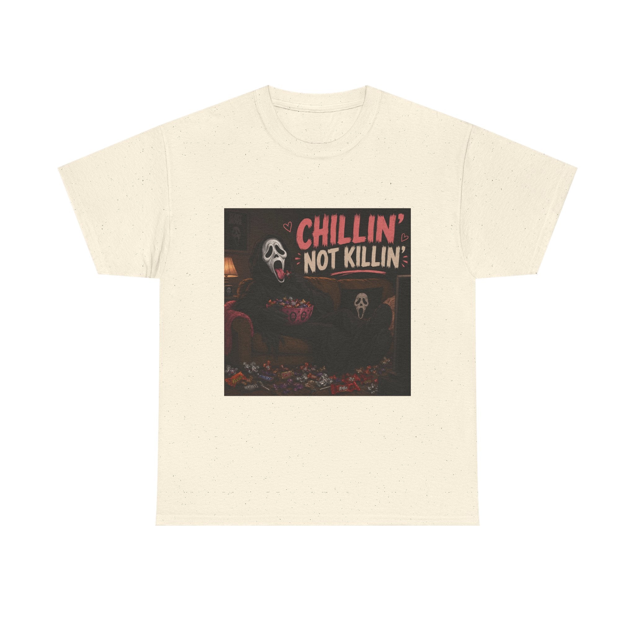 Scream chillin unisex cotton T-Shirt