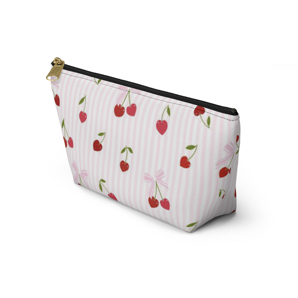 Cherry bow accessory bag