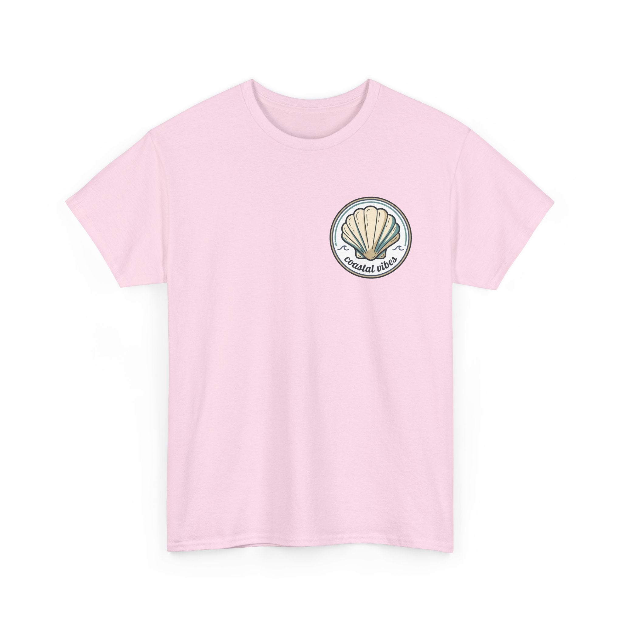 Coastal Vibes T-Shirt — Beach Shell Graphic Tee