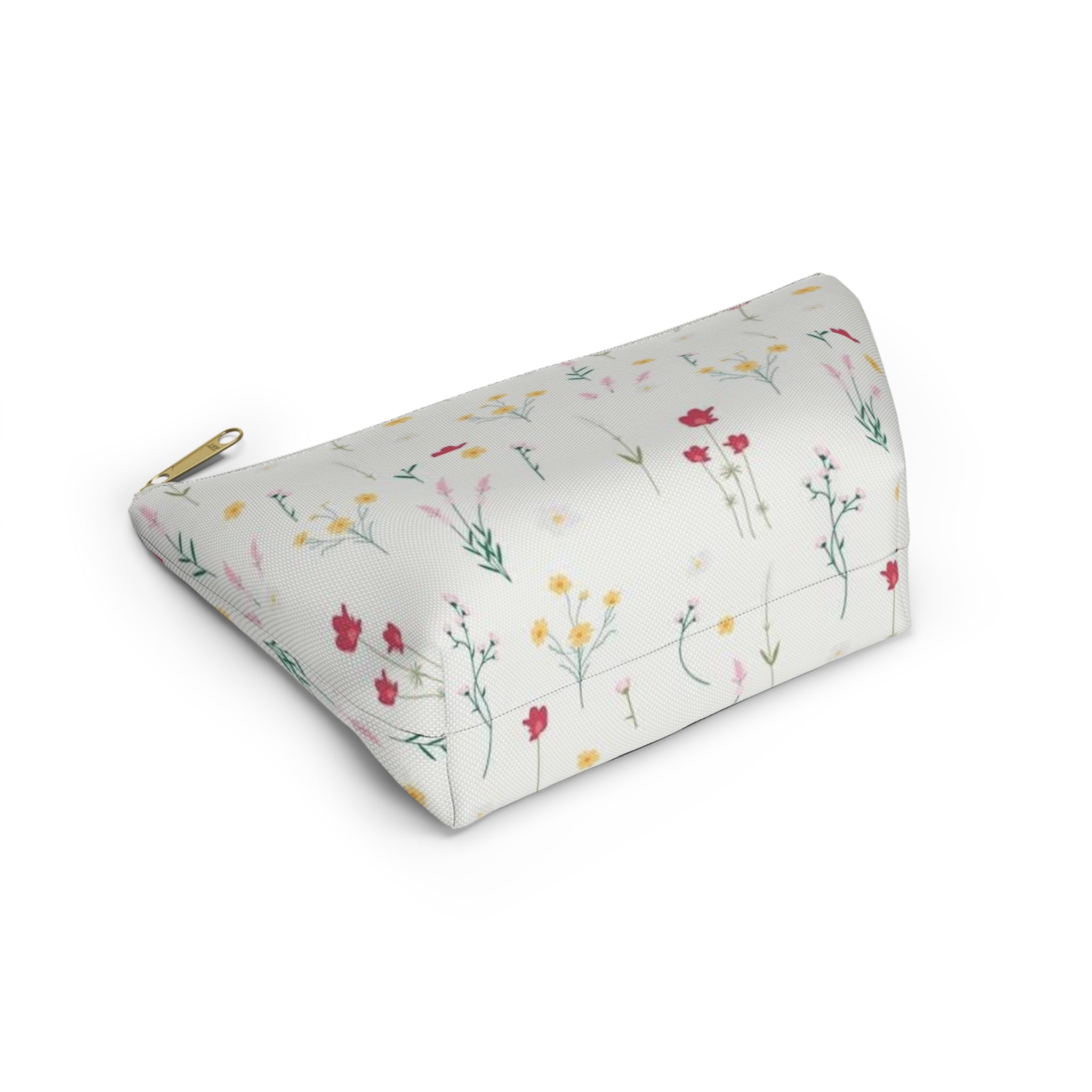 Delicate Wildflower Pattern Accessory Pouch