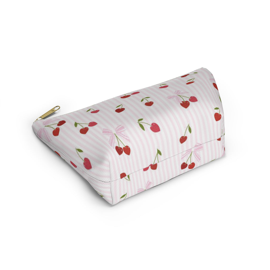 Cherry bow accessory bag
