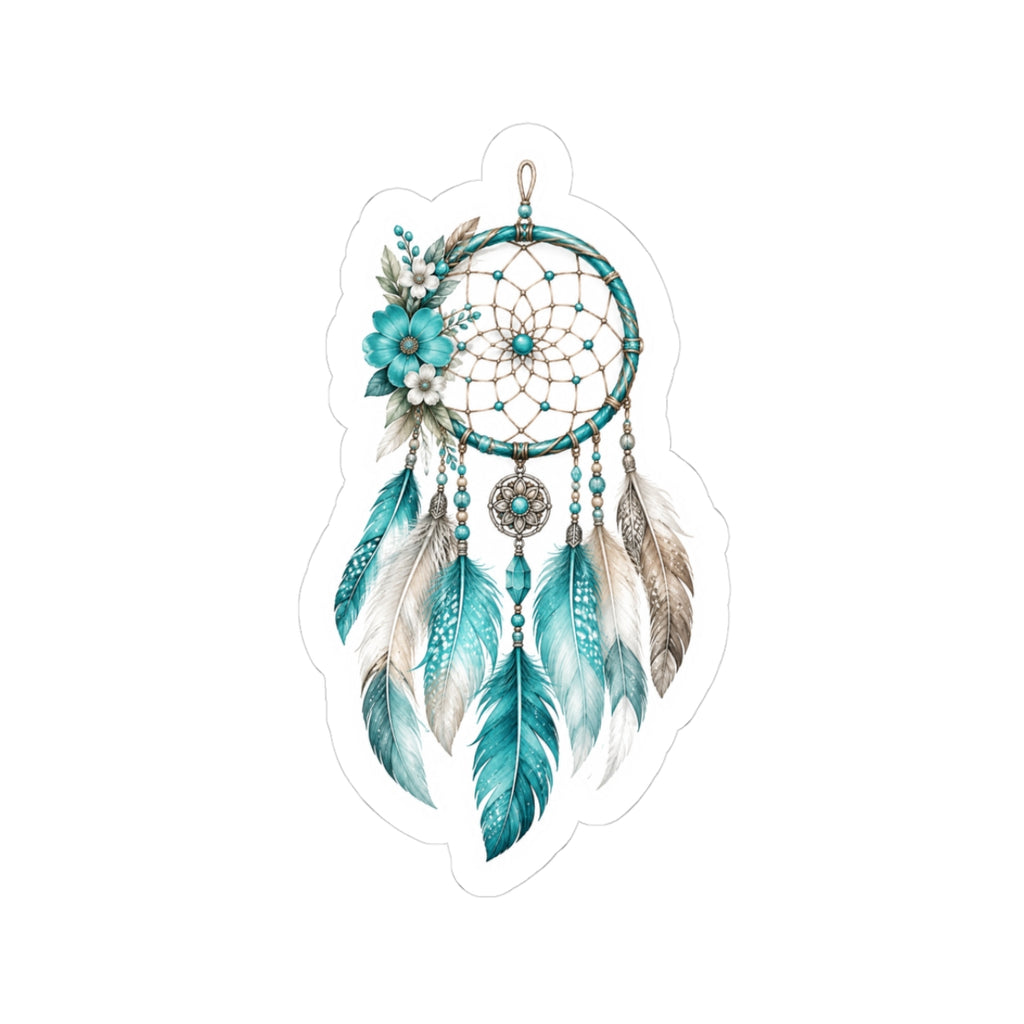 Teal Dreamcatcher Sticker