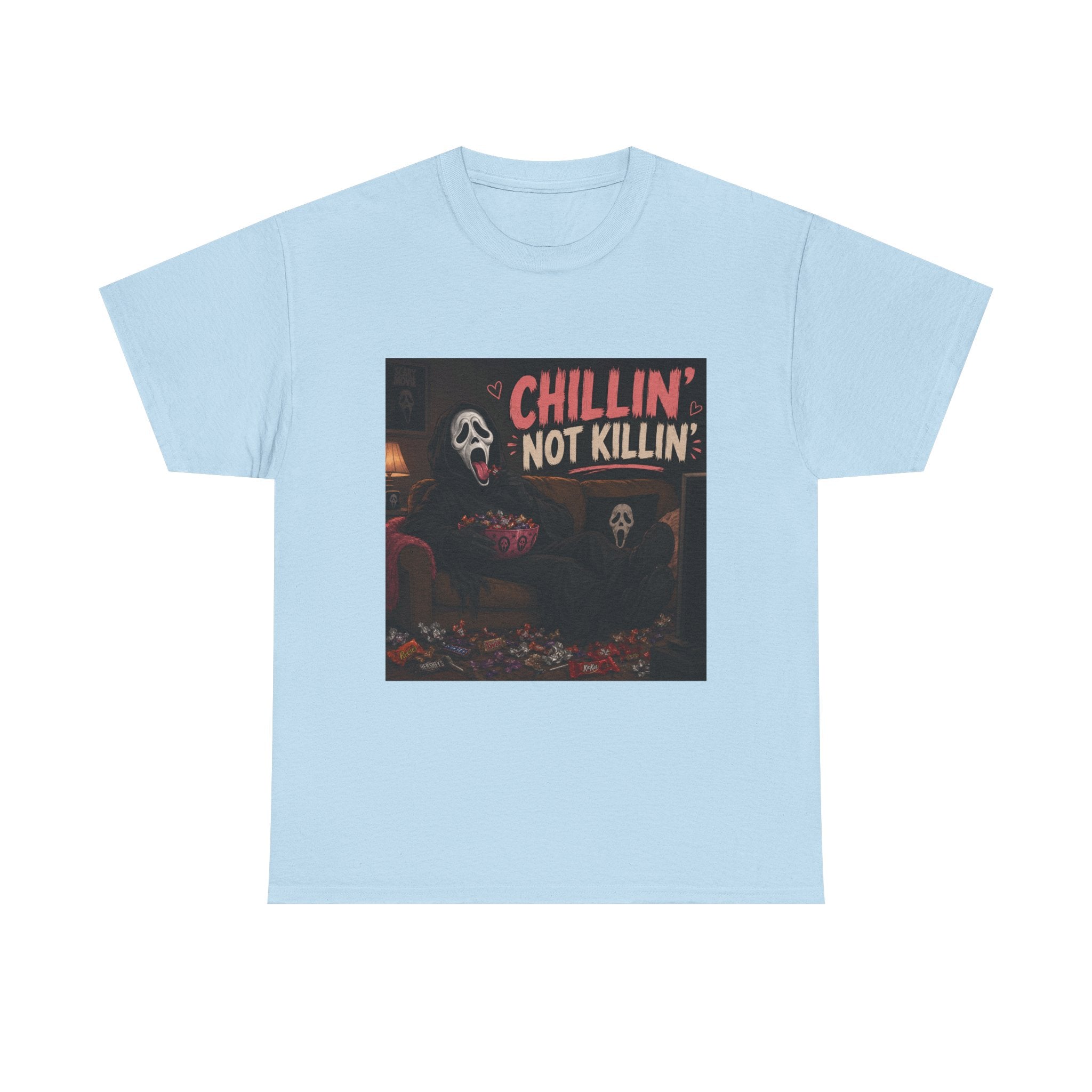 Scream chillin unisex cotton T-Shirt