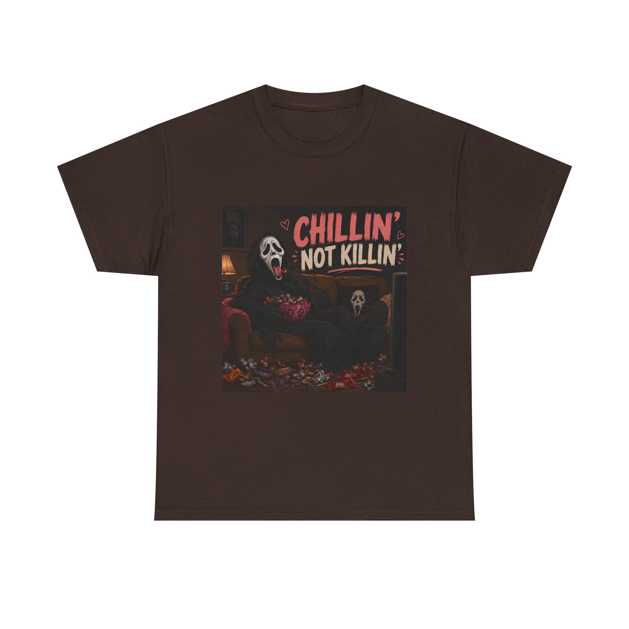 Scream chillin unisex cotton T-Shirt