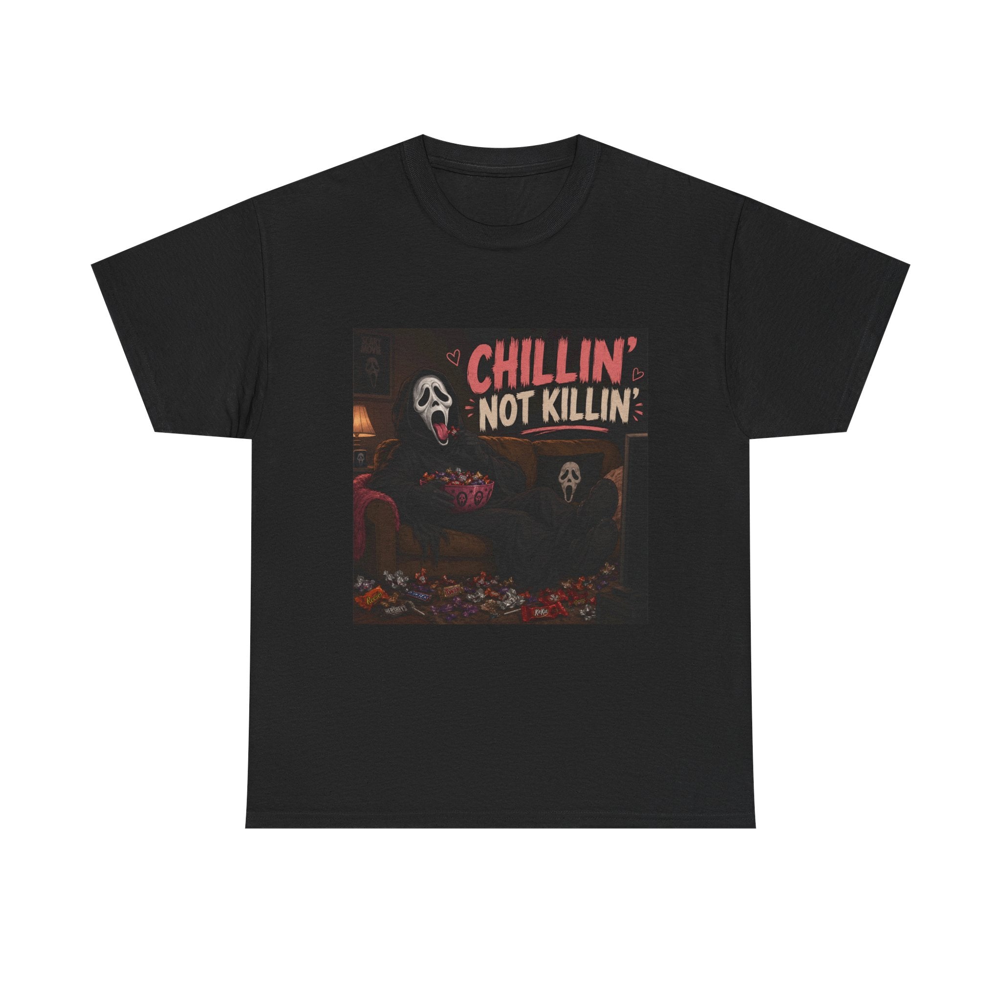 Scream chillin unisex cotton T-Shirt
