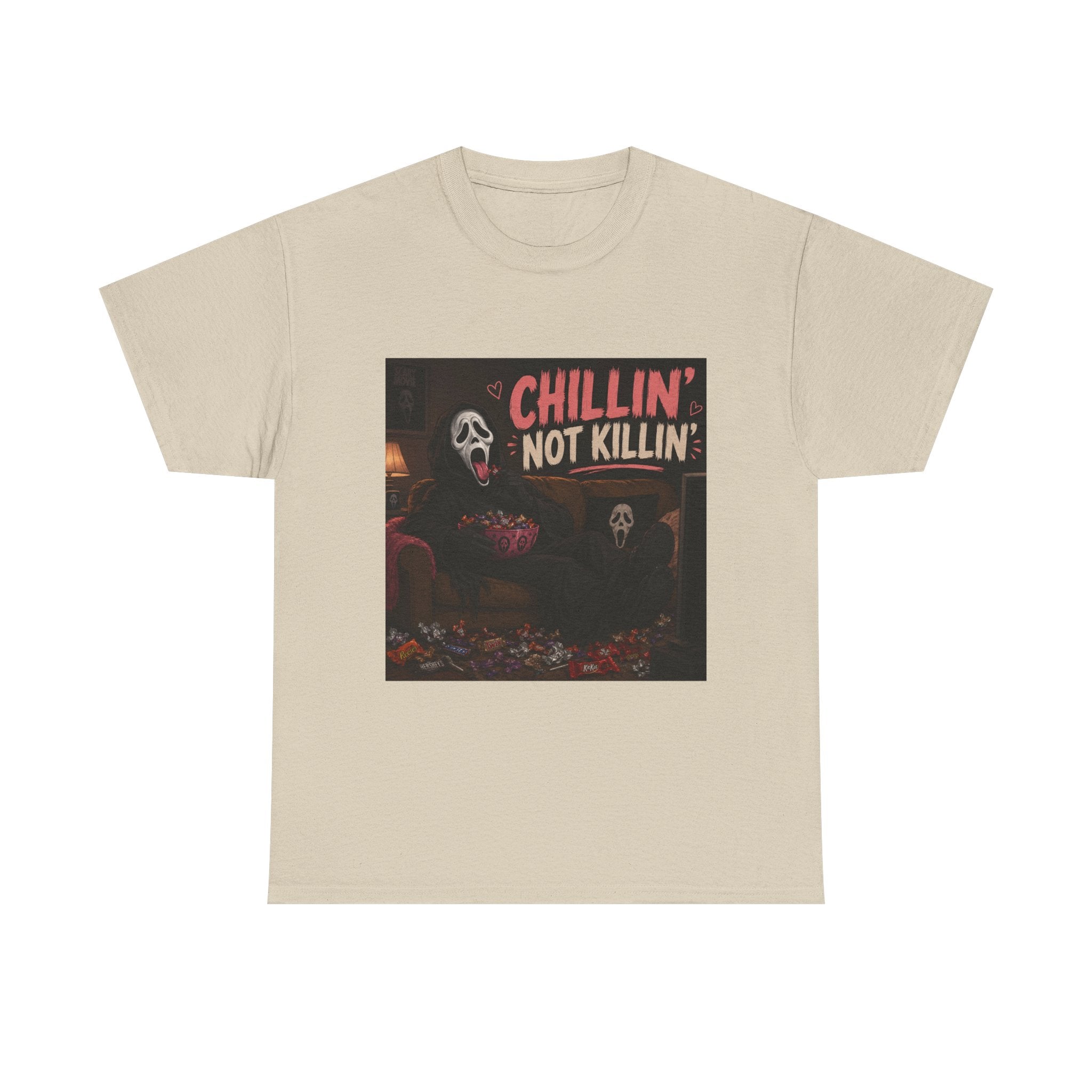 Scream chillin unisex cotton T-Shirt