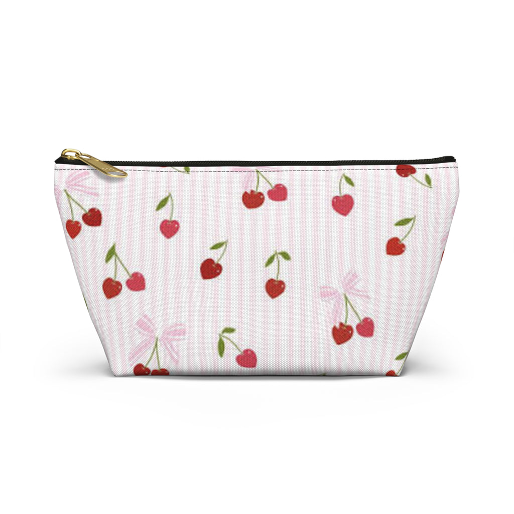 Cherry bow accessory bag