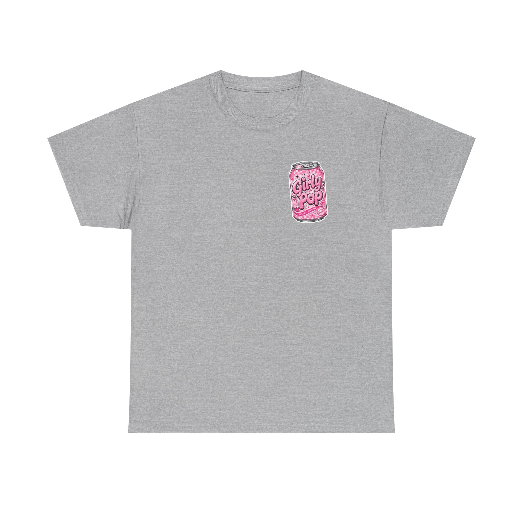 Girly Pop Soda Can Tee | Pink Retro Soft Drink Pattern