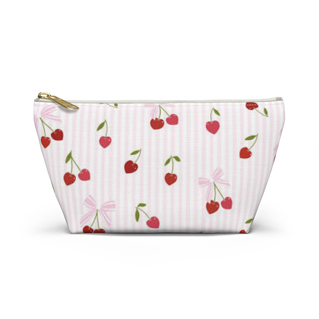 Cherry bow accessory bag