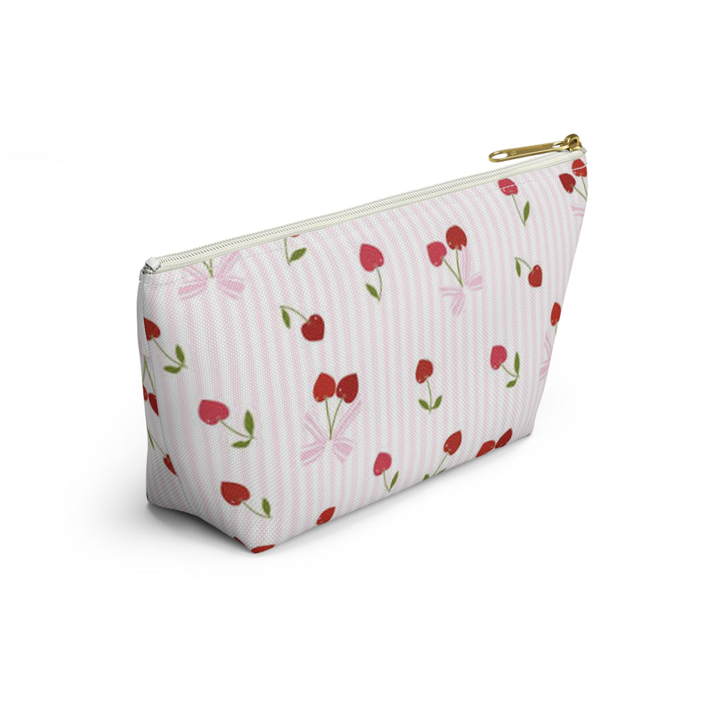 Cherry bow accessory bag