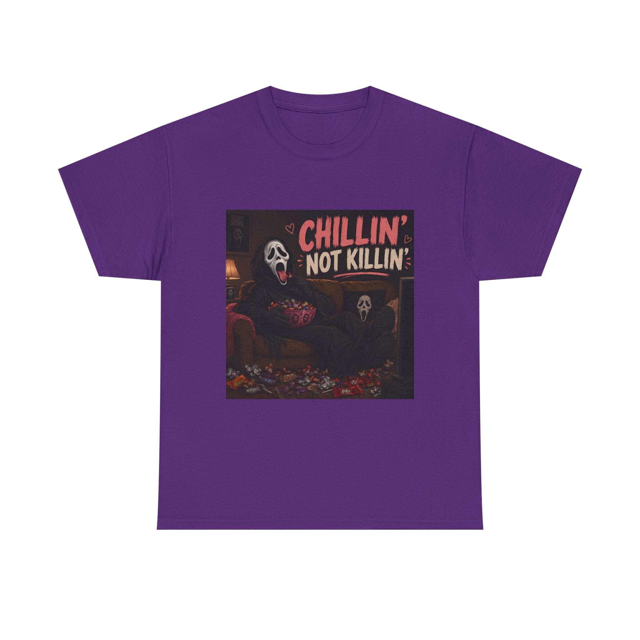 Scream chillin unisex cotton T-Shirt