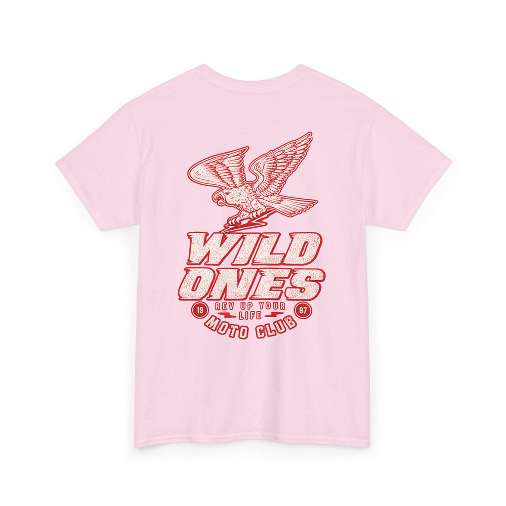 Moto Club Tee — "Wild Ones" Eagle Graphic T-Shirt