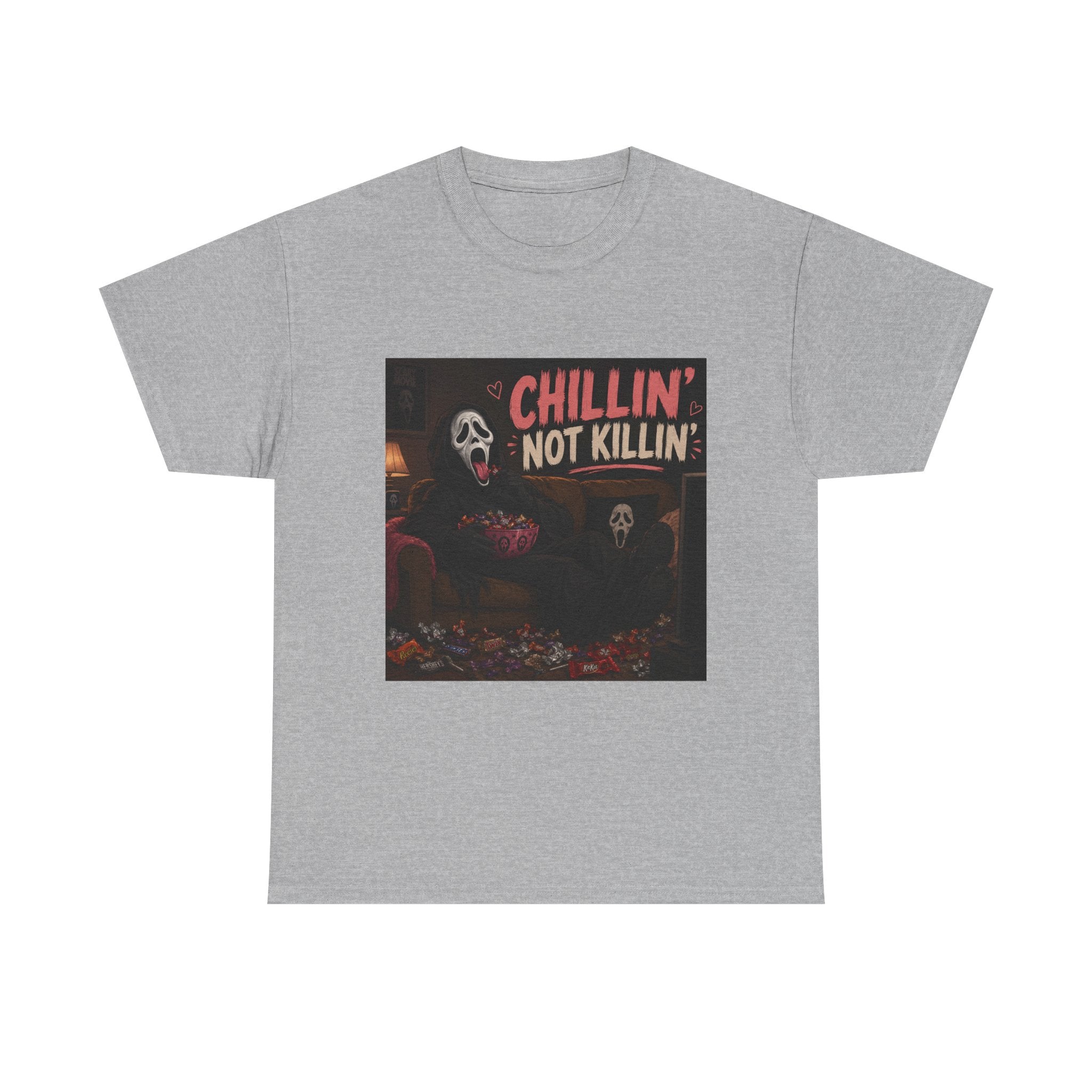 Scream chillin unisex cotton T-Shirt