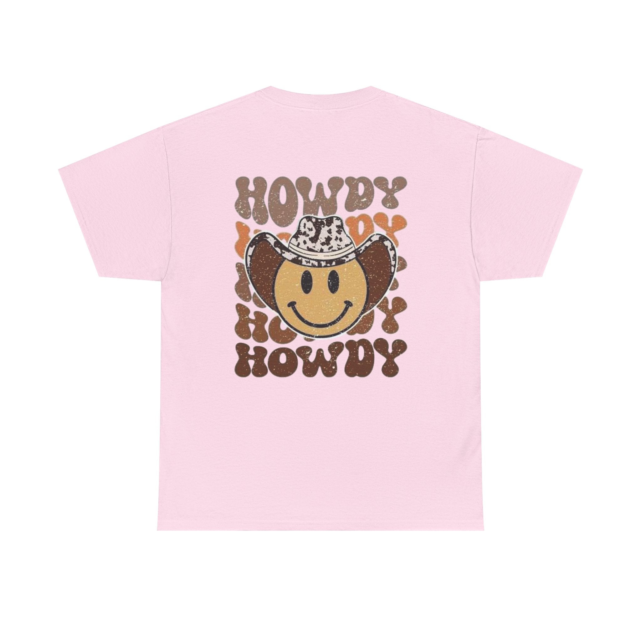 Howdy Cowboy Smiley T-Shirt