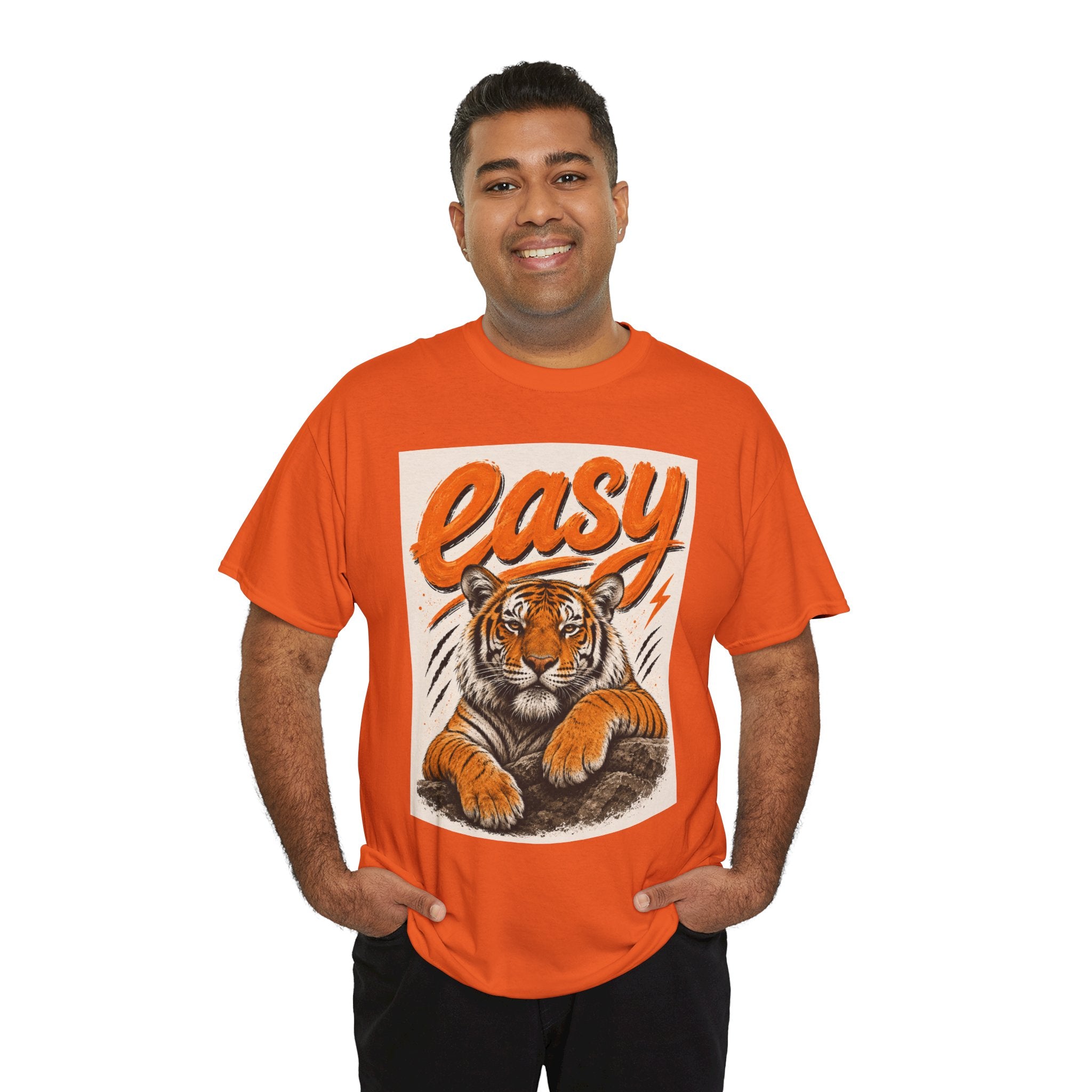 Easy Tiger Graphic Tee — Vintage Tiger Illustration T-Shirt