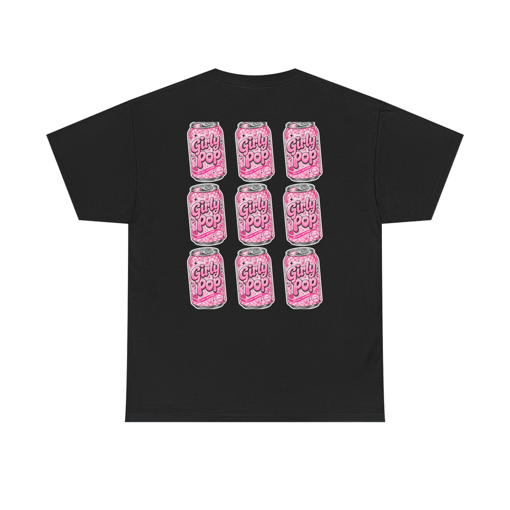 Girly Pop Soda Can Tee | Pink Retro Soft Drink Pattern