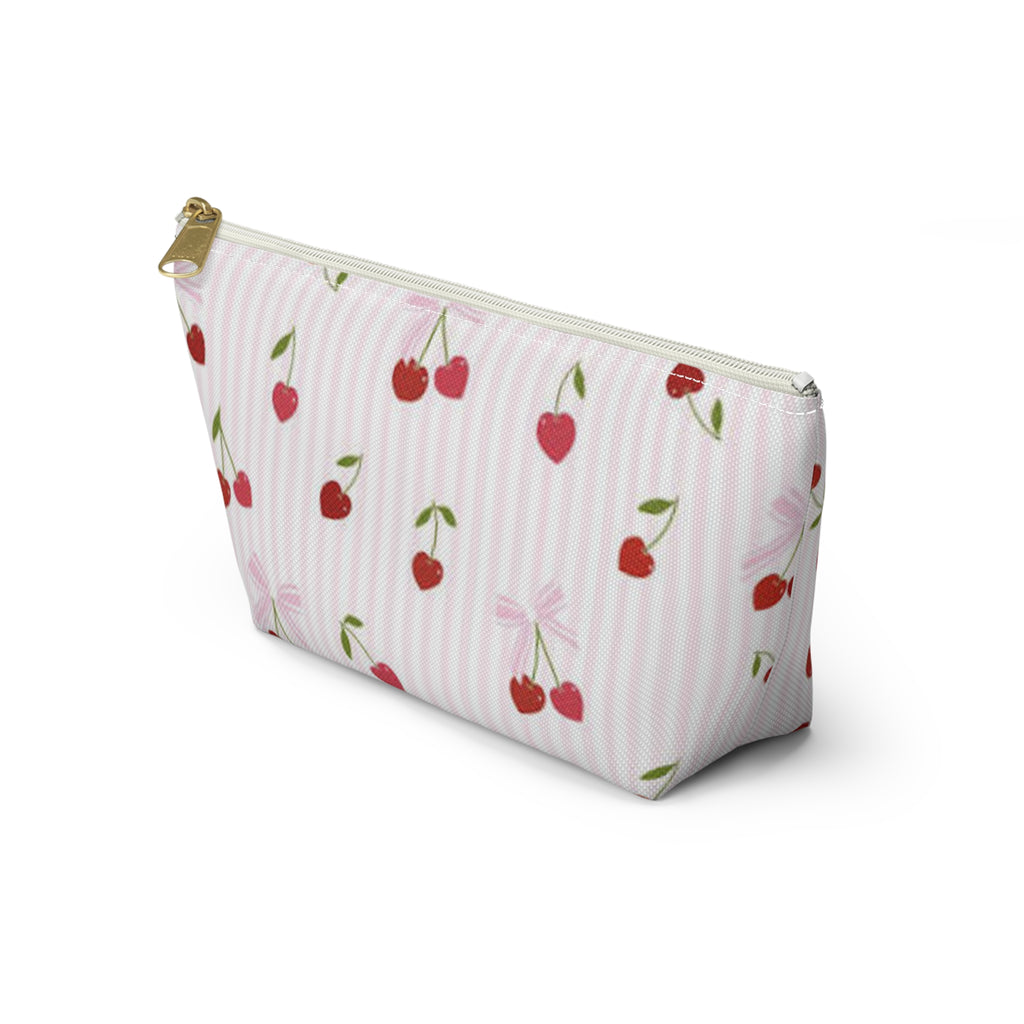 Cherry bow accessory bag