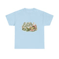 Later Gator Graphic Tee | Relaxing Alligator Illustration, Floral Nature Design