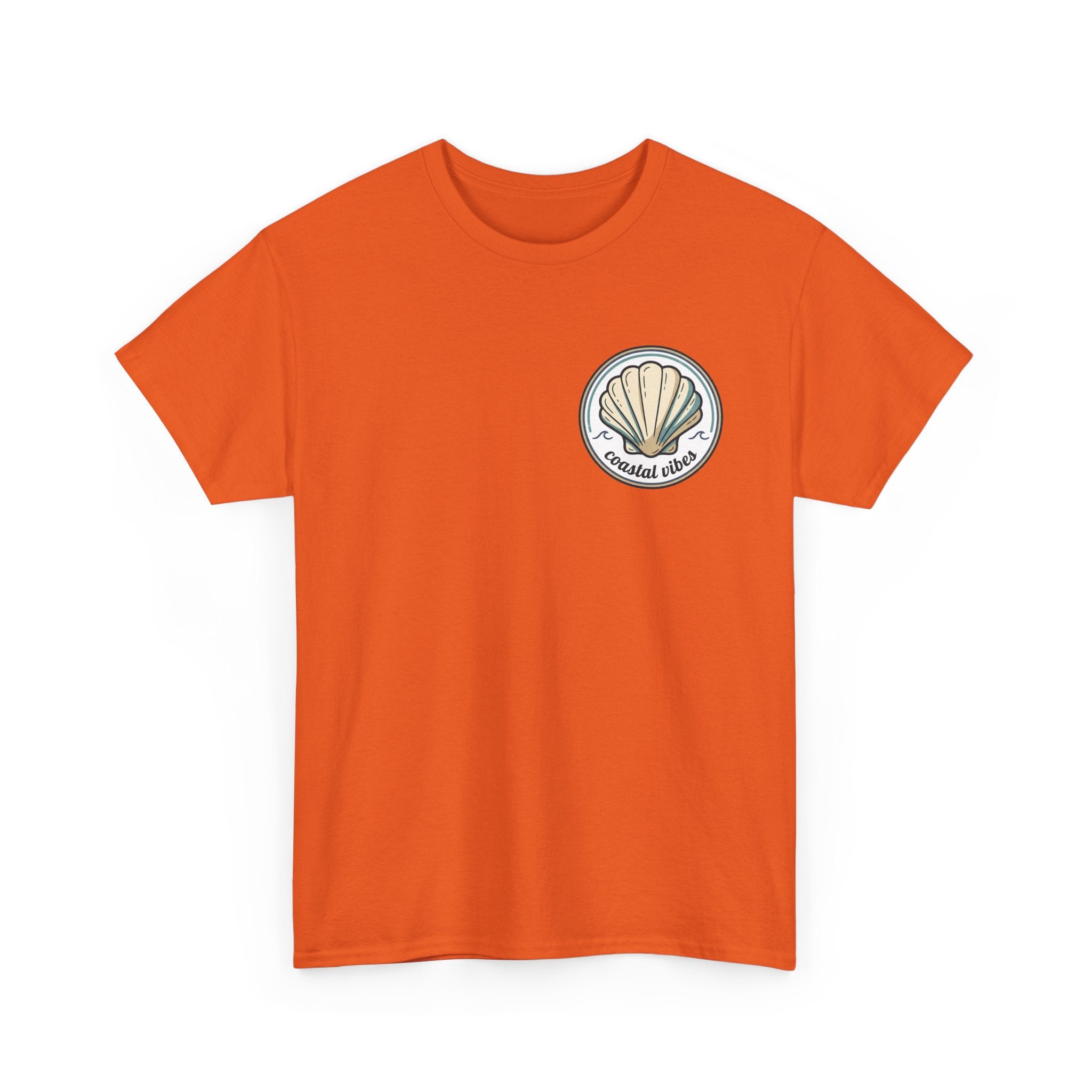 Coastal Vibes T-Shirt — Beach Shell Graphic Tee