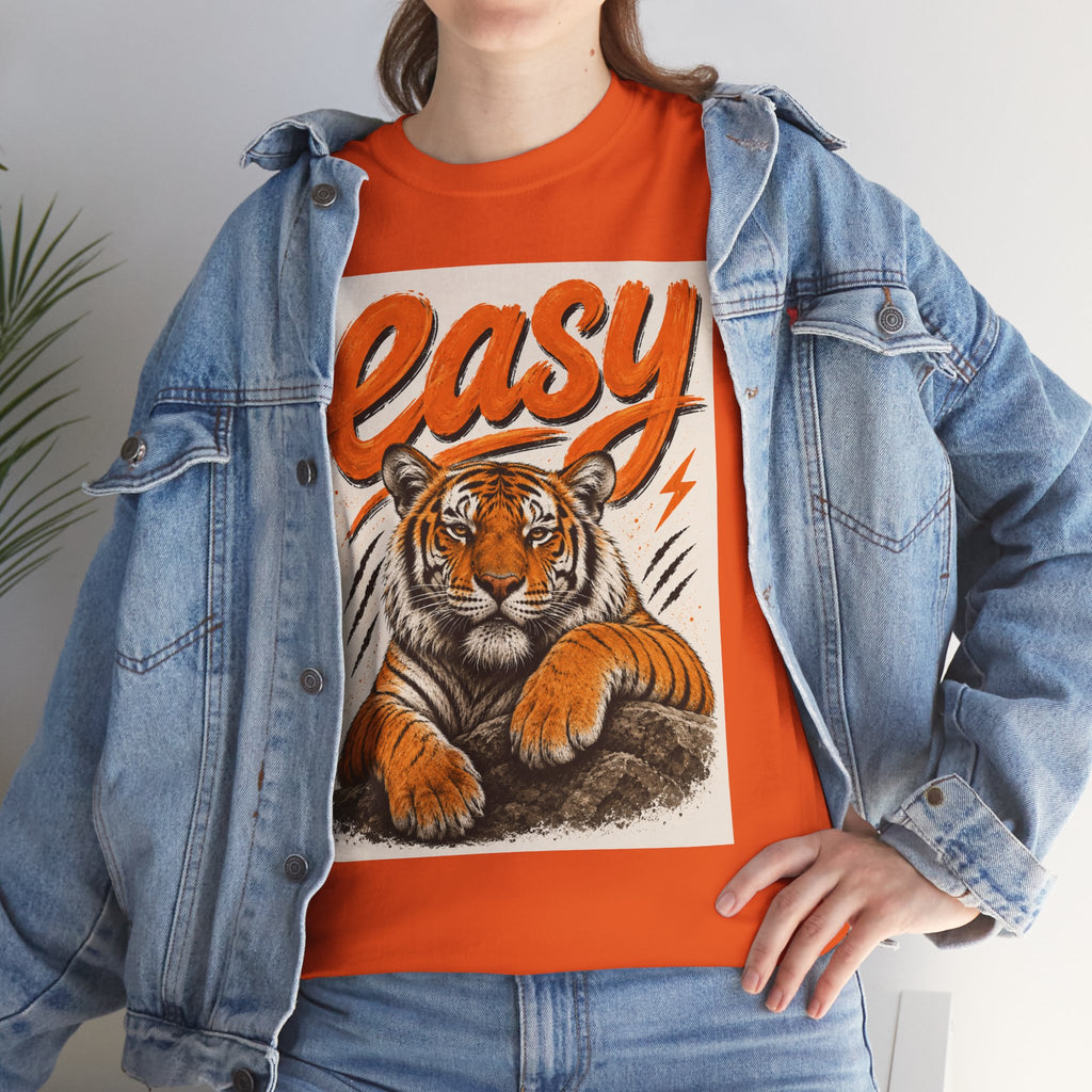 Easy Tiger Graphic Tee — Vintage Tiger Illustration T-Shirt