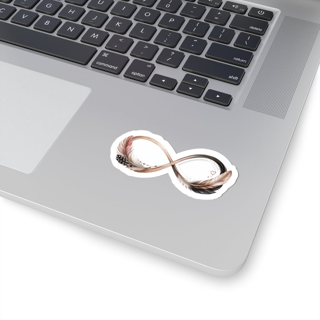 Feather Infinity Symbol Sticker
