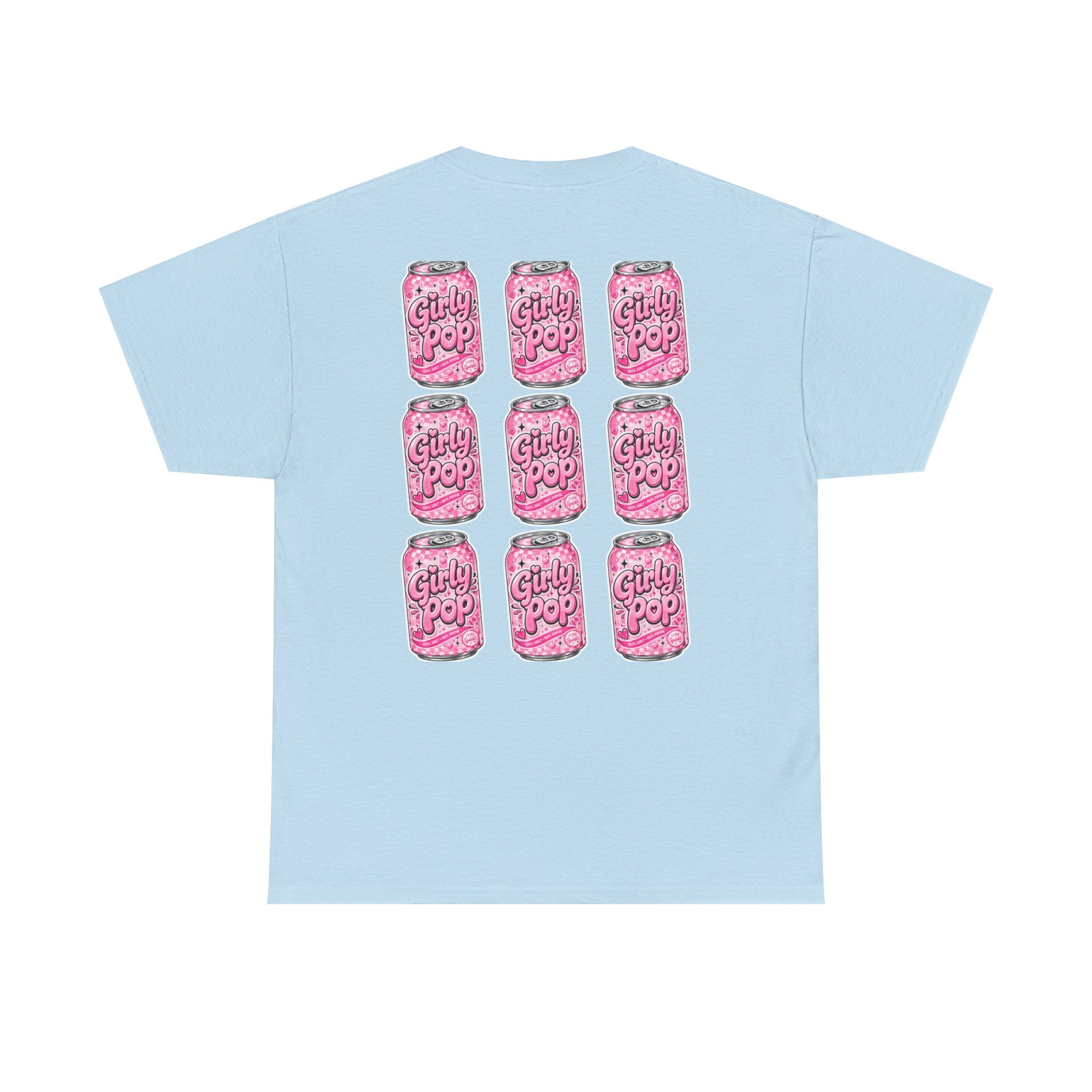 Girly Pop Soda Can Tee | Pink Retro Soft Drink Pattern