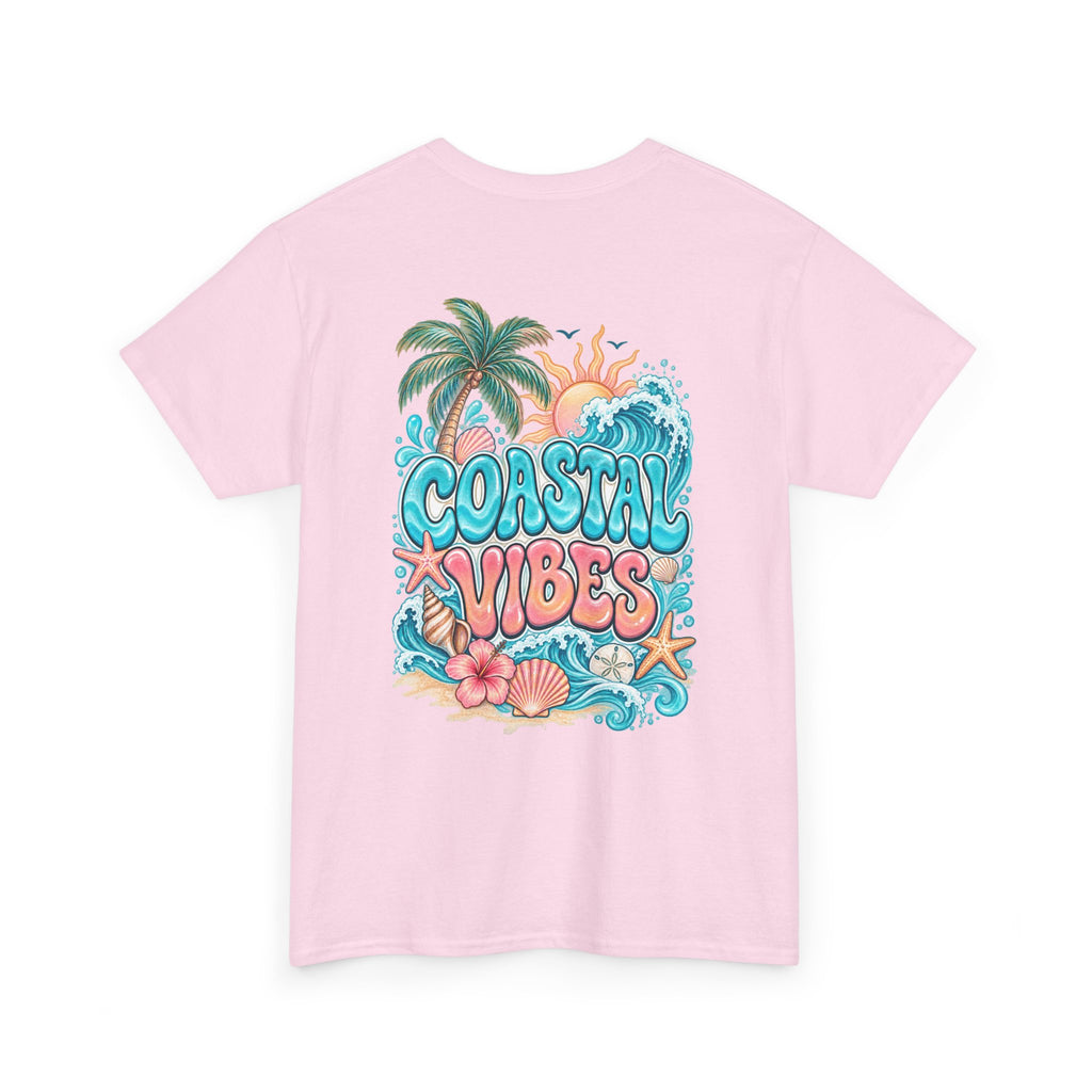 Coastal Vibes T-Shirt — Beach Shell Graphic Tee